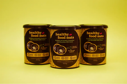 Combo 3 Latas de Bombons do Bem de Avelã (600g)